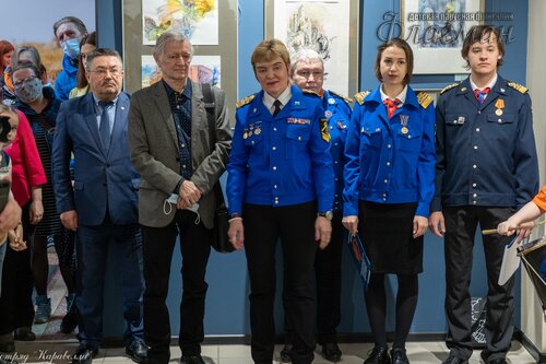 Открытие выставки работ  художника-иллюстратора Евгении Ивановны Стерлиговой _DSC7931